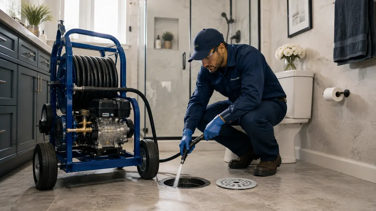 Bathroom Drain Hydro Jetting in Santa Margarita